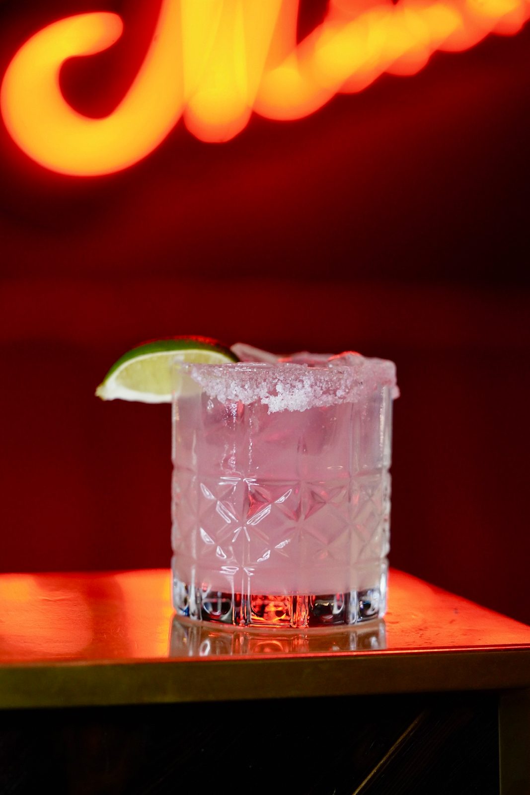 A signature cocktail at Madarae