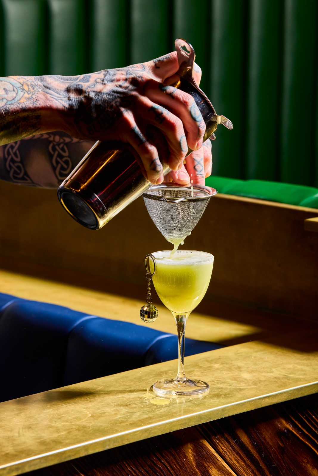 A craft cocktail at Madarae
