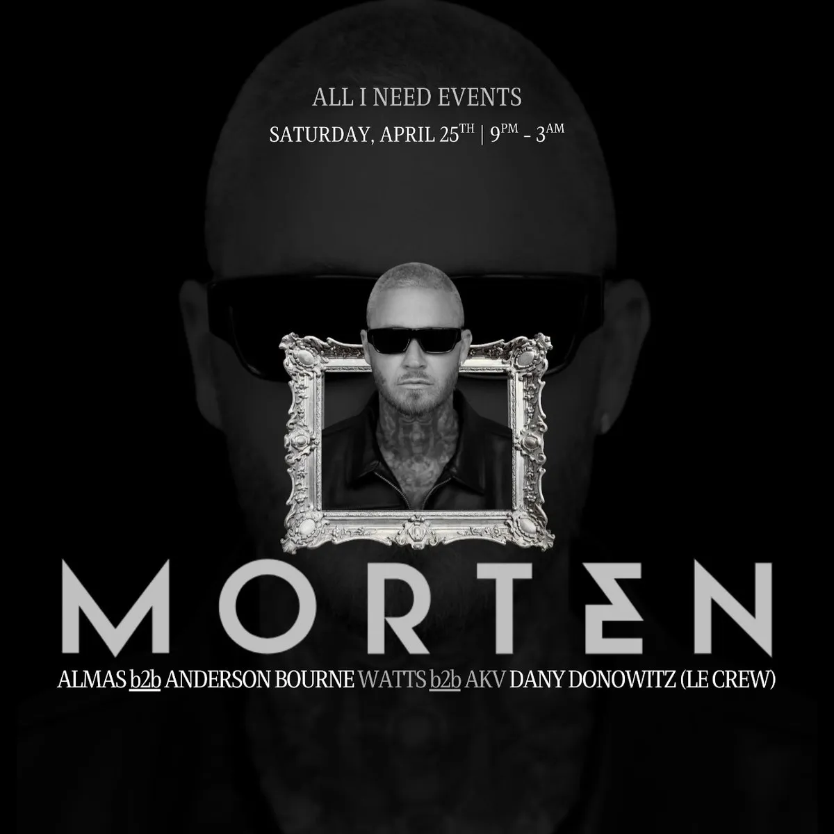 Morten event flyer
