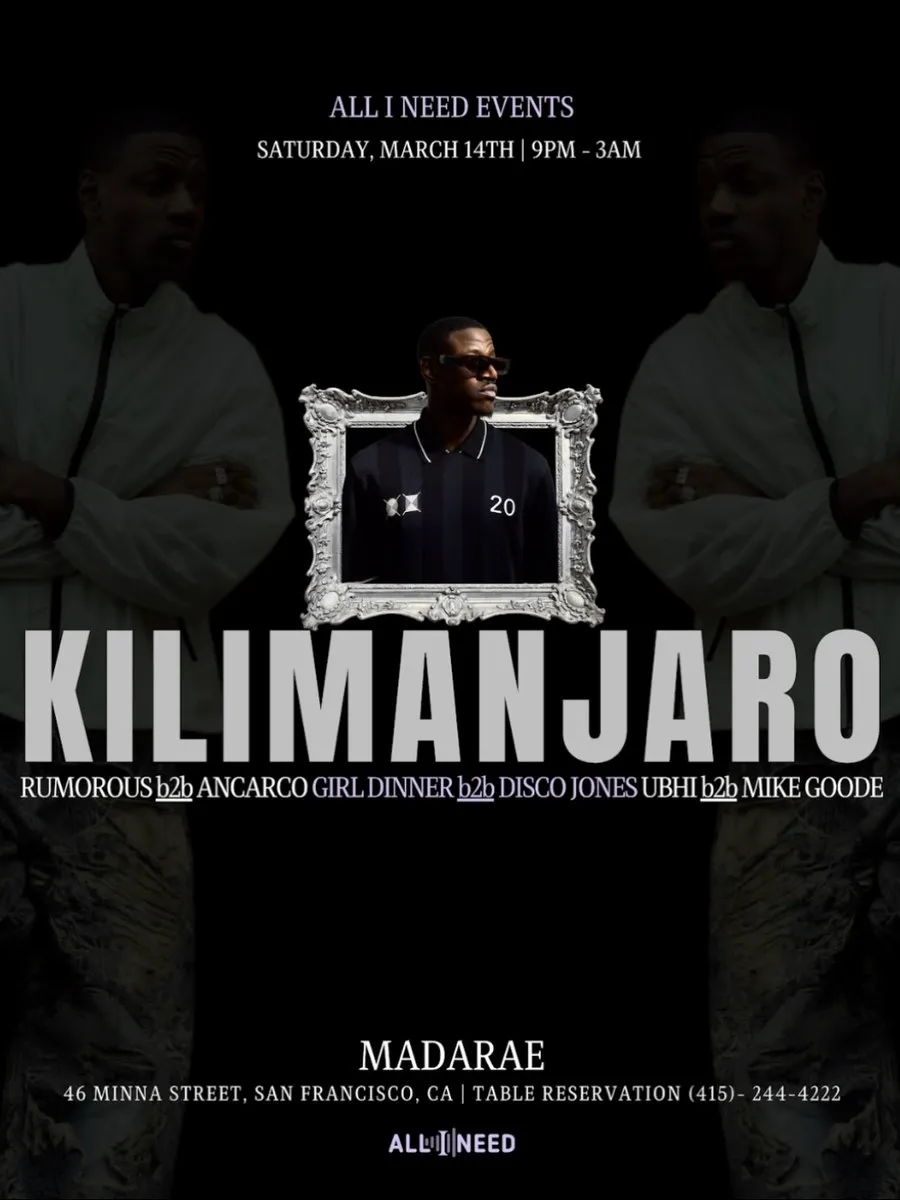Kilimanjaro event flyer