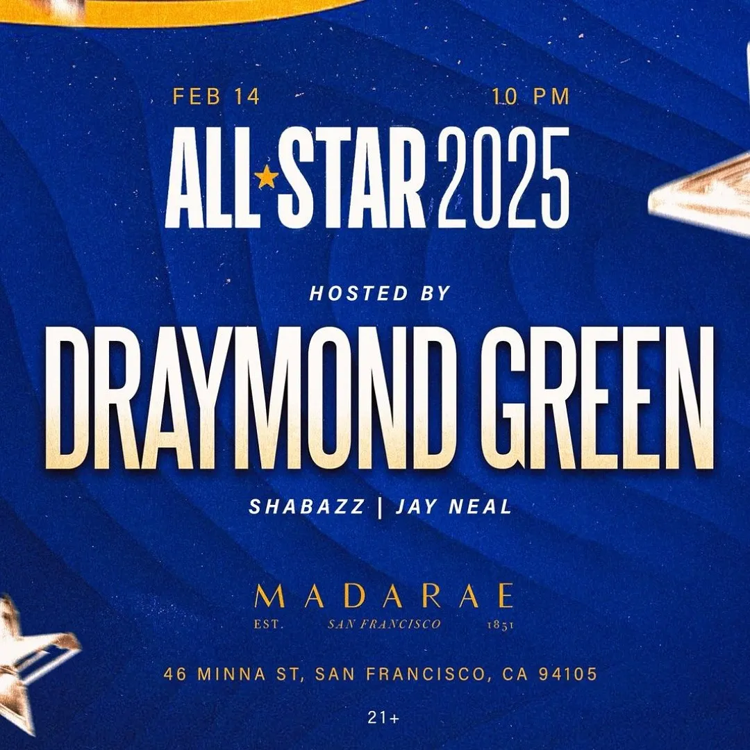 All Star 2025 event flyer hosted by Draymond Green