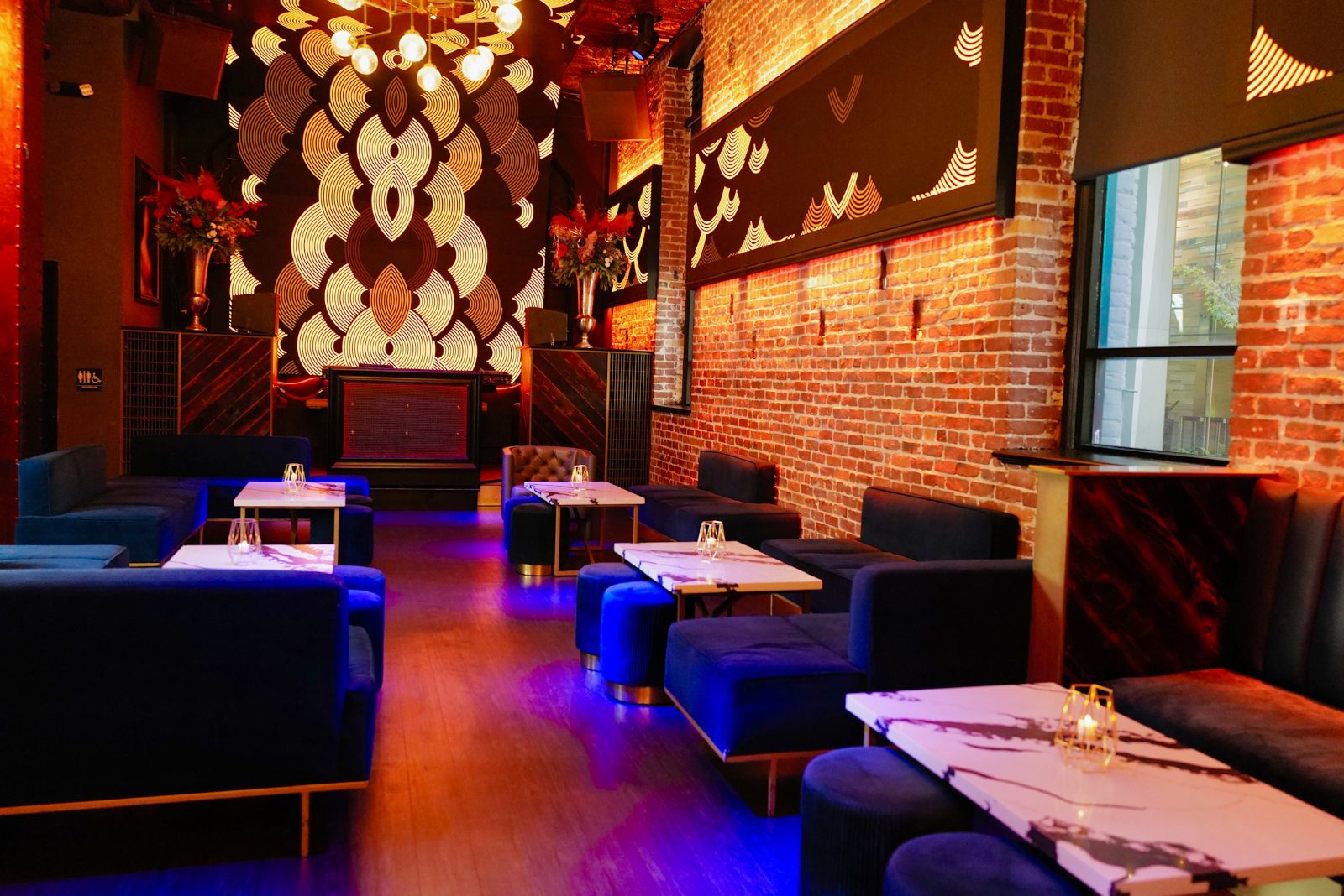 The Minna Room lounge at Madarae